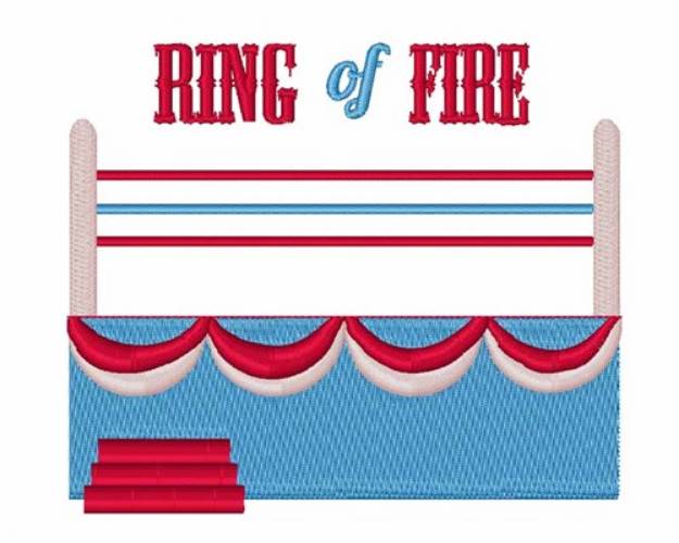 Picture of Ring Of Fire Machine Embroidery Design
