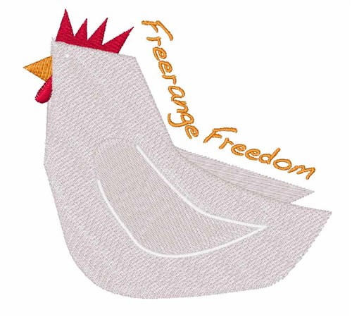 Freerange Freedom Machine Embroidery Design