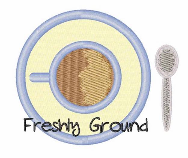 Picture of Freshly Ground Machine Embroidery Design