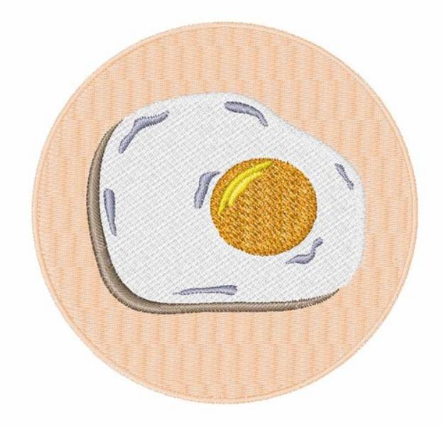 Picture of Fried Egg Machine Embroidery Design