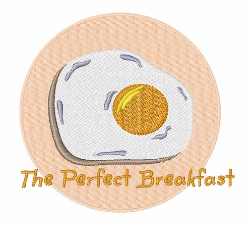 Perfect Breakfast Machine Embroidery Design