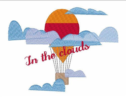 In The Clouds Machine Embroidery Design