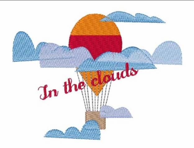 Picture of In The Clouds Machine Embroidery Design