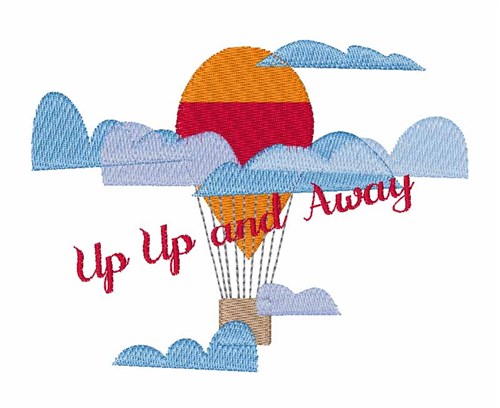 Up And Away Machine Embroidery Design