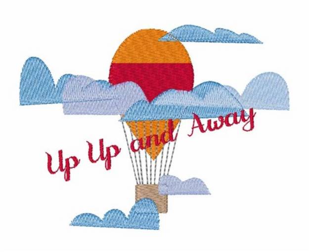 Picture of Up And Away Machine Embroidery Design