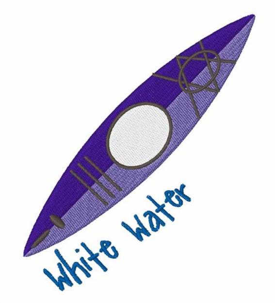 Picture of White Water Machine Embroidery Design