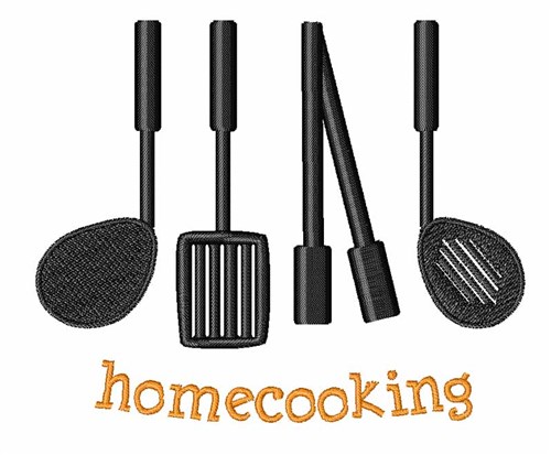 Home Cooking Machine Embroidery Design