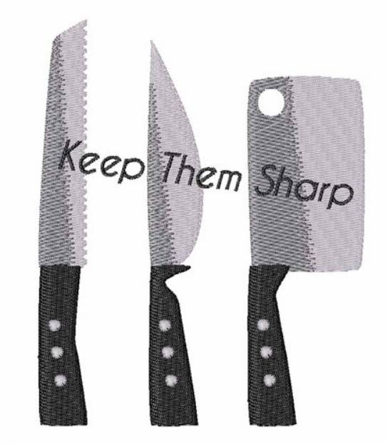 Picture of Keep Them Sharp Machine Embroidery Design
