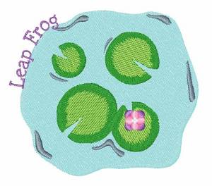 Picture of Leap Frog Machine Embroidery Design