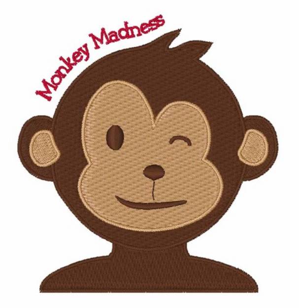 Picture of Monkey Madness Machine Embroidery Design