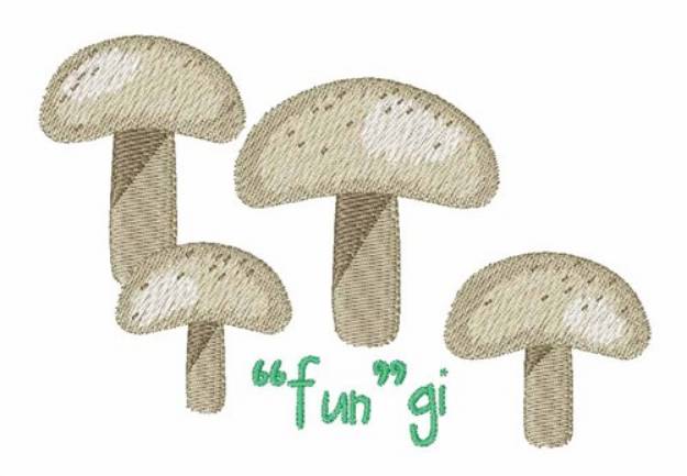 Picture of Fungi Machine Embroidery Design