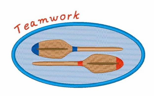Picture of Teamwork Machine Embroidery Design