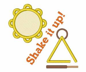 Picture of Shake It Up Machine Embroidery Design