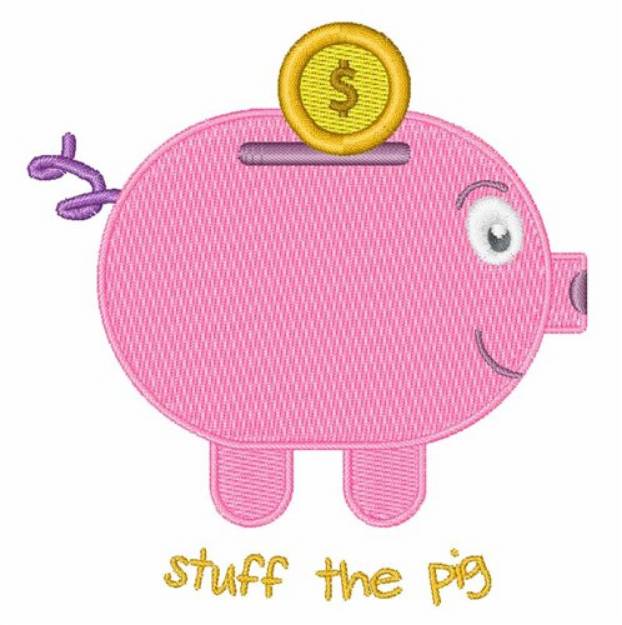 Picture of Stuff The Pig Machine Embroidery Design