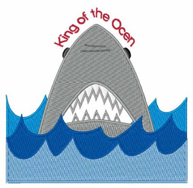 Picture of King Of Ocean Machine Embroidery Design