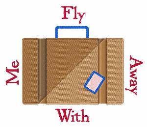 Picture of Fly Away Machine Embroidery Design