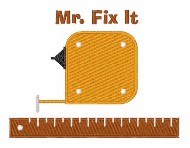 Picture of Fix It Machine Embroidery Design