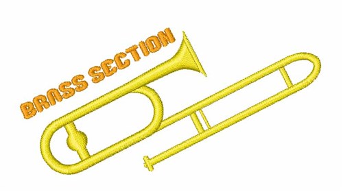 Brass Section Machine Embroidery Design