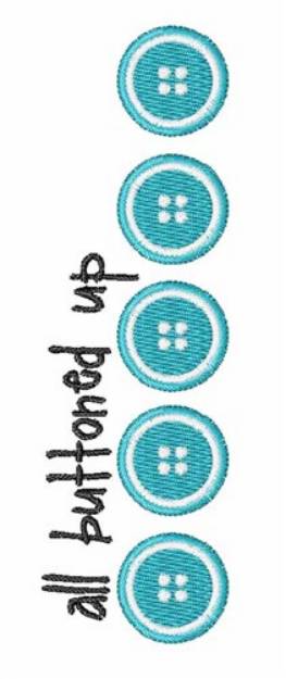 Picture of Buttoned Up Machine Embroidery Design