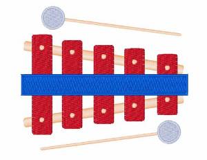Picture of Xylophone Machine Embroidery Design