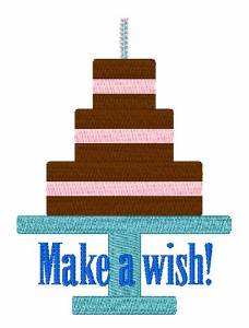 Picture of Make A Wish Machine Embroidery Design
