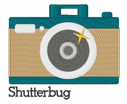 Shutterbug Machine Embroidery Design