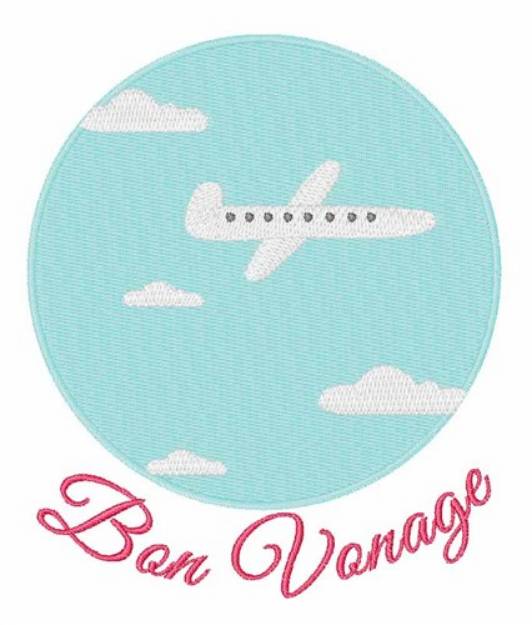 Picture of Bon Voyage Machine Embroidery Design