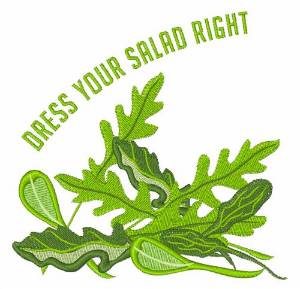 Picture of Dress Your Salad Machine Embroidery Design