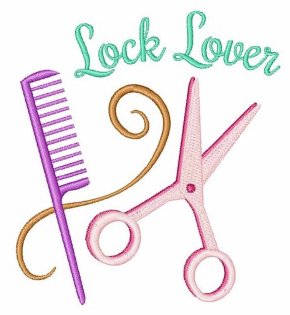 Picture of Lock Lover Machine Embroidery Design