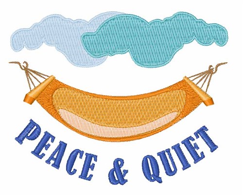 Peace & Quiet Machine Embroidery Design