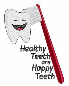 Picture of Healthy Teeth Machine Embroidery Design
