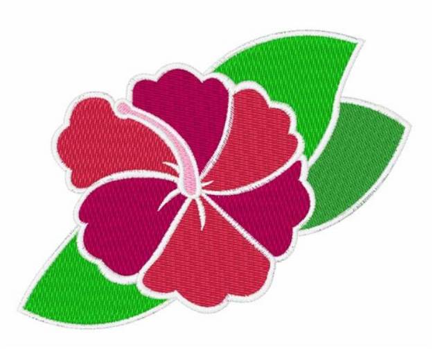 Picture of Tropical Flower Machine Embroidery Design