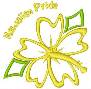 Picture of Hawaiian Pride Machine Embroidery Design