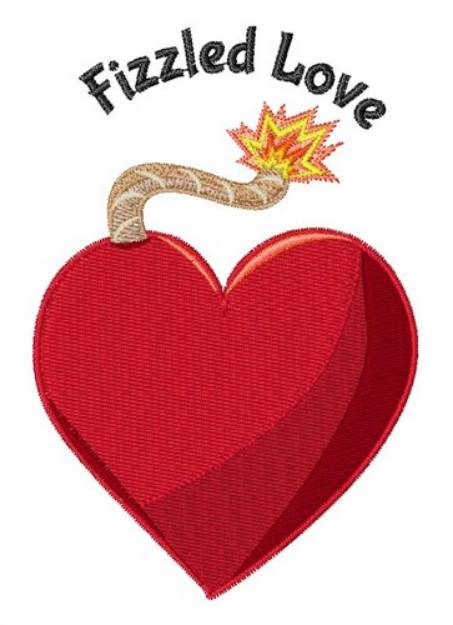 Picture of Fizzled Love Machine Embroidery Design