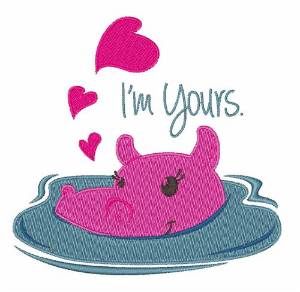 Picture of Im Yours Machine Embroidery Design