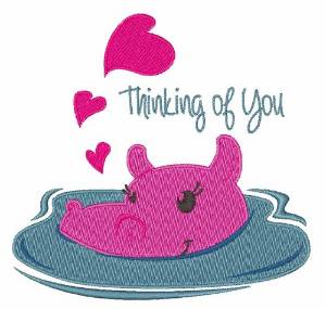 Picture of Thinking Of You Machine Embroidery Design