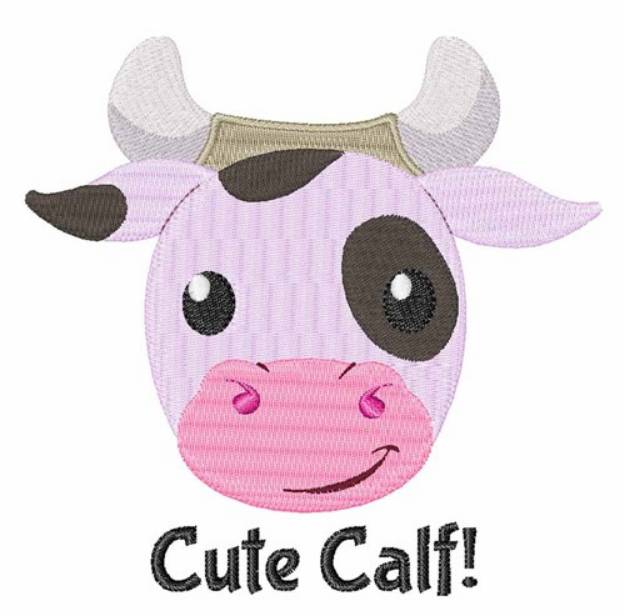 Picture of Cute Calf Machine Embroidery Design