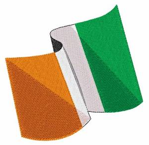 Picture of Irish Flag Machine Embroidery Design