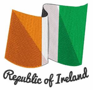 Picture of Republic Of Ireland Machine Embroidery Design