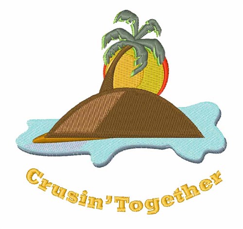 Crusin Together Machine Embroidery Design