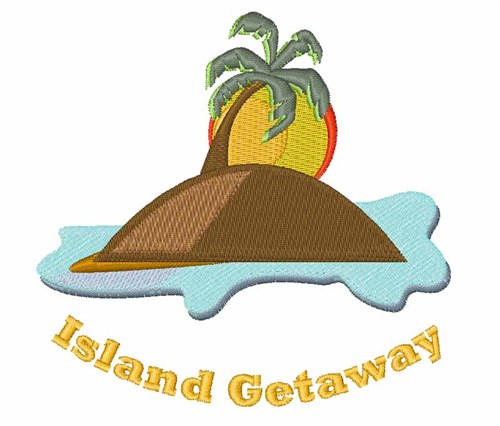 Island Getaway Machine Embroidery Design
