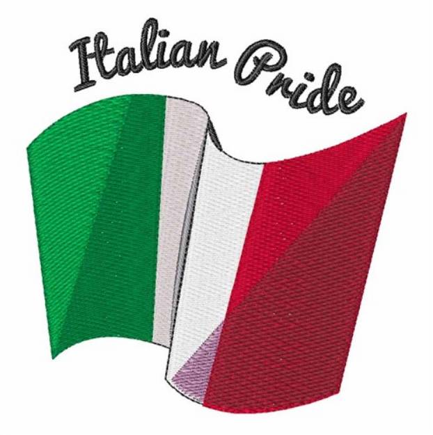 Picture of Italian Pride Machine Embroidery Design