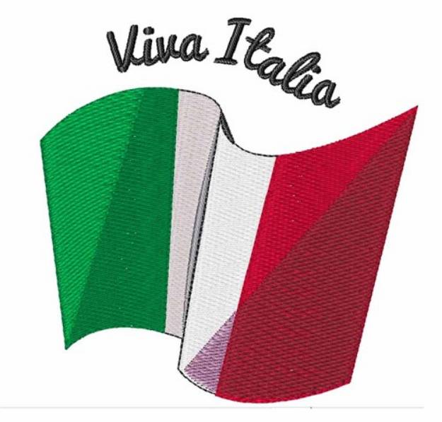 Picture of Viva Italia Machine Embroidery Design