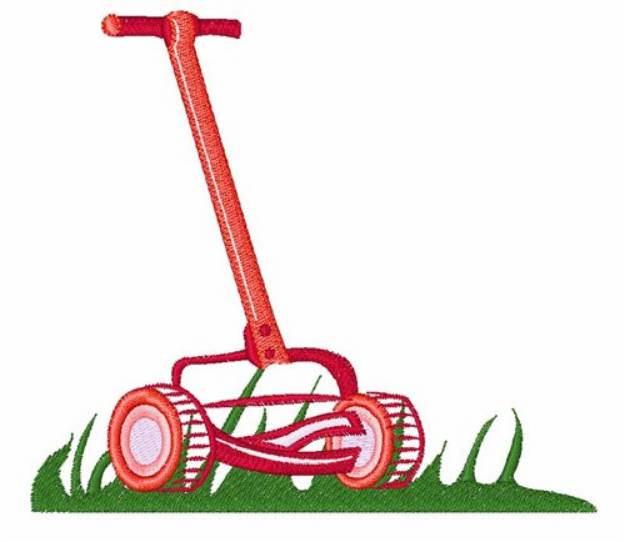 Picture of Lawn Mower Machine Embroidery Design