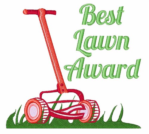 Best Lawn Award Machine Embroidery Design