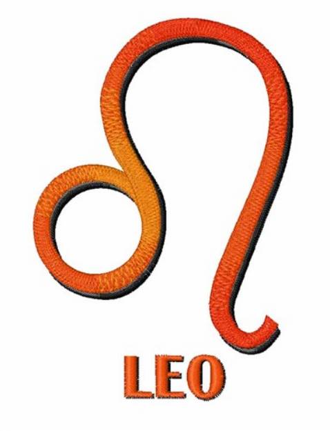 Picture of Leo Machine Embroidery Design
