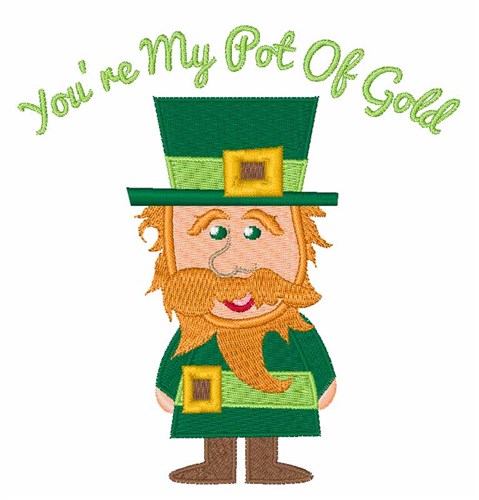 Pot Of Gold Machine Embroidery Design