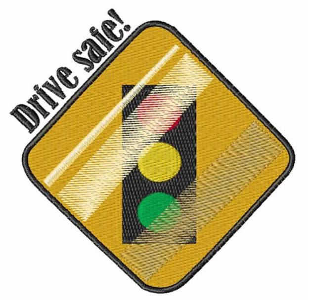 Picture of Drive Safe Machine Embroidery Design