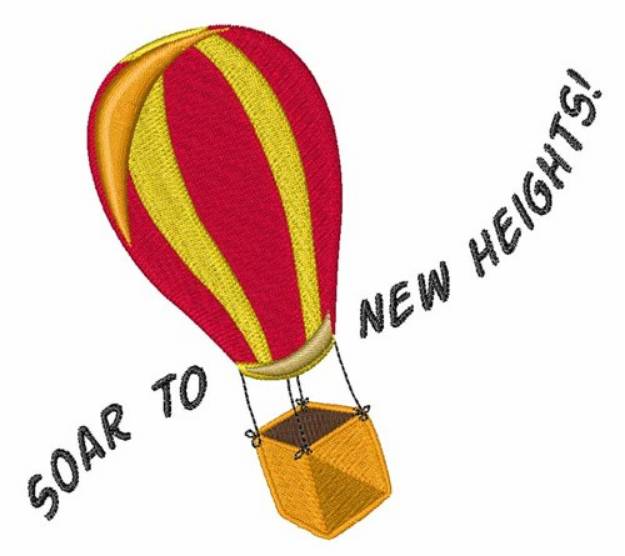 Picture of New Heights Machine Embroidery Design