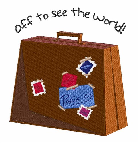See The World Machine Embroidery Design